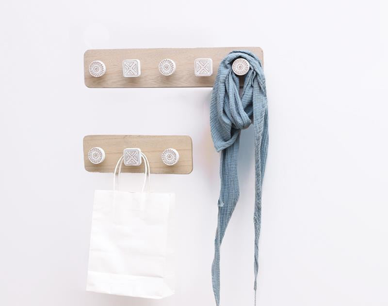 Wooden Coat Hook Creative Hook Wall Coat Rack Wall Hanging Porch Wall Decoration