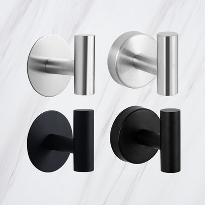 304 Stainless Steel Punch-free Hook Bathroom Toilet Single Hook Coat Hook