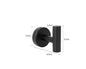 304 Stainless Steel Punch-free Hook Bathroom Toilet Single Hook Coat Hook